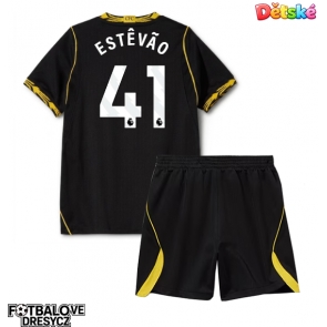 Chelsea Estevao Willian #41 Dětské Venkovní dres komplet 2026-27 Krátký Rukáv (+ trenýrky)